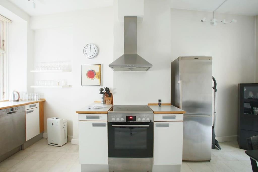 Large & Bright 3Br Apartment W Whirlpool Near Metro Kopenhagen Bagian luar foto
